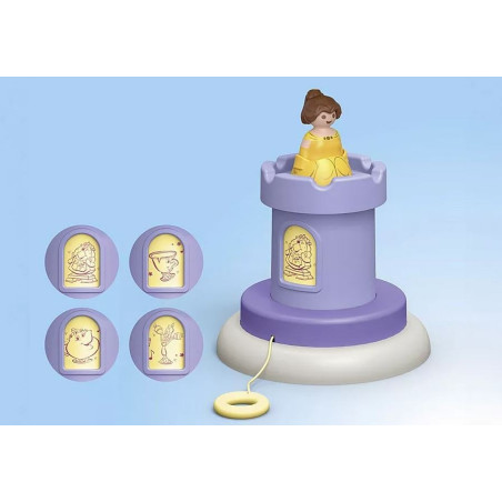 Set med Disney Junior-figurer 71458 Bellis lektorn.