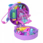Set med Polly Pocket-figurer, delfinaquarium, kompakt set