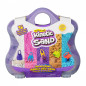 Kinetic sand i en resväska
