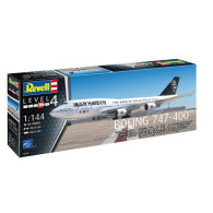 Modell av plast Boeing 747-400 Ed Force One i skala 1:144.