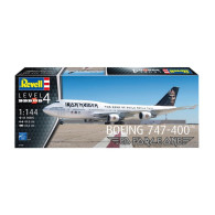 Modell av plast Boeing 747-400 Ed Force One i skala 1:144.