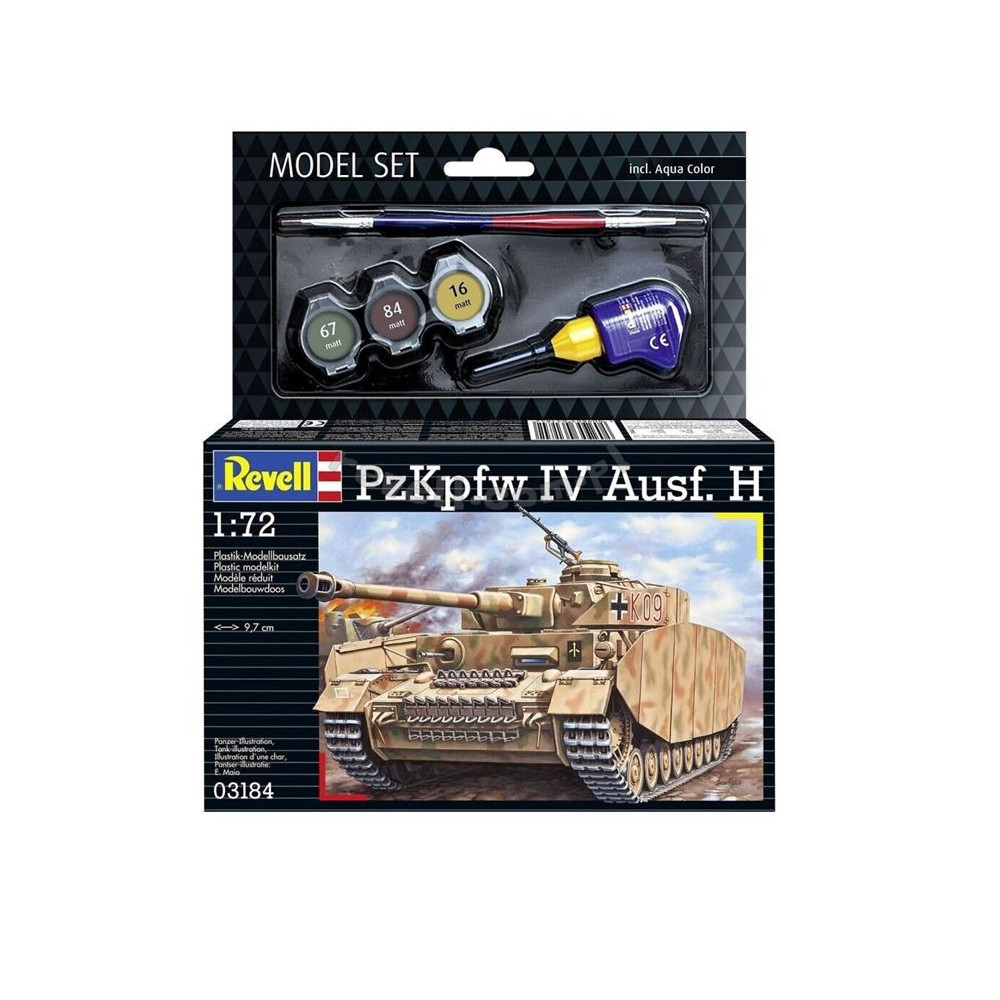 Modell av plastpzkpfw. iv ausf h 172