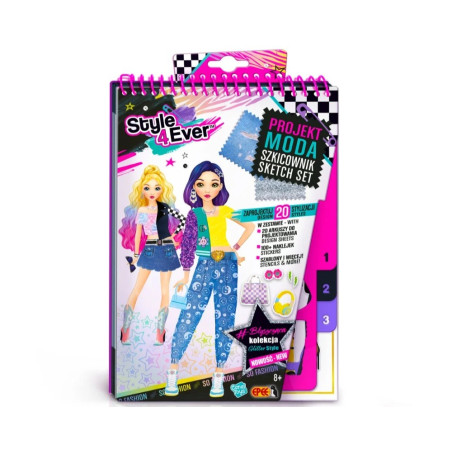 Modeprojektsats - skissbok