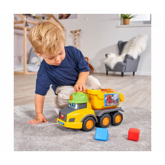 Tipper truck ABC Harry with building blocks 30 cm | HandlaSmidigt.se