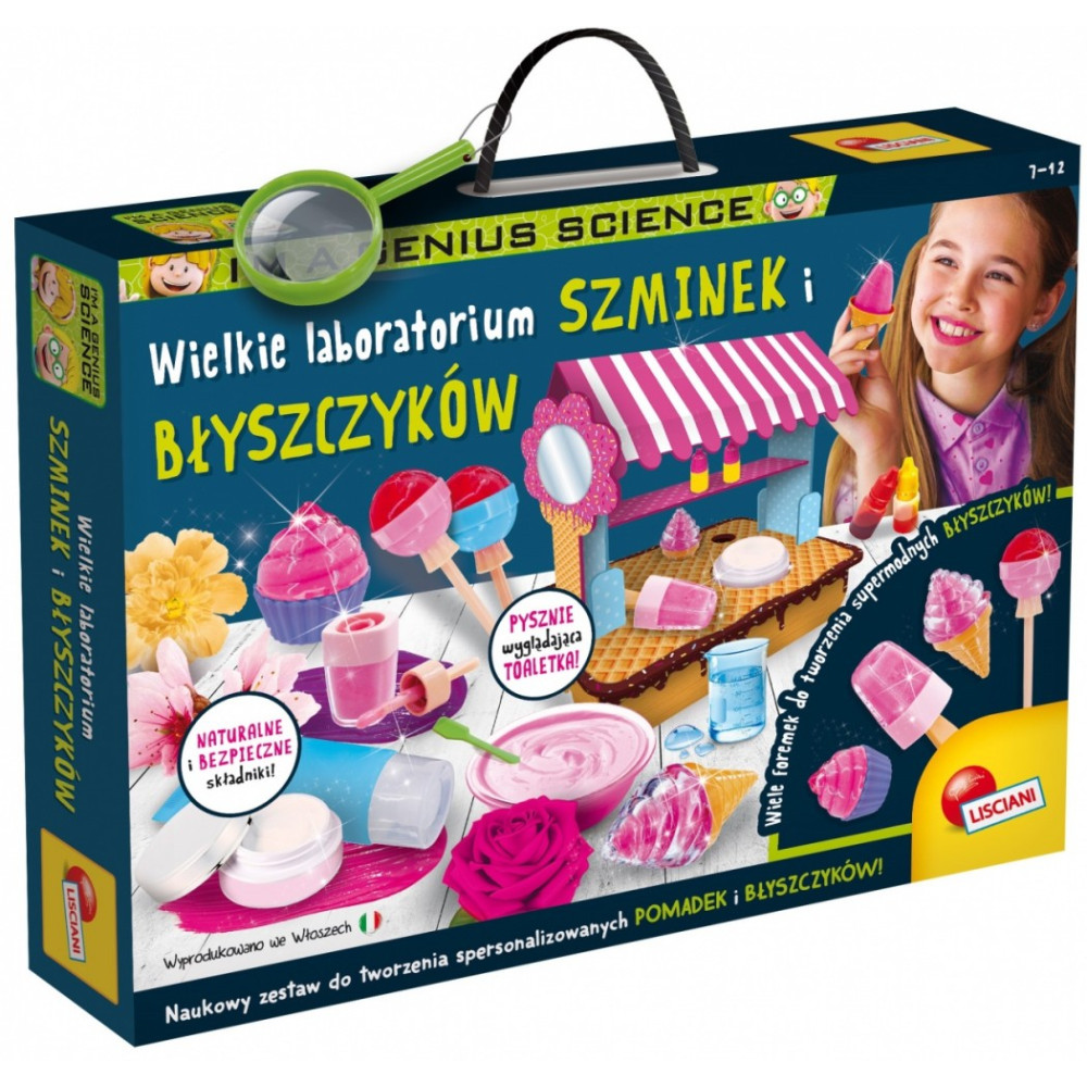 Zestaw naukowy im a genius - wielkie laboratorium szminek i błyszczyków Zestaw naukowy im a genius - wielkie laboratorium szminek i błyszczyków