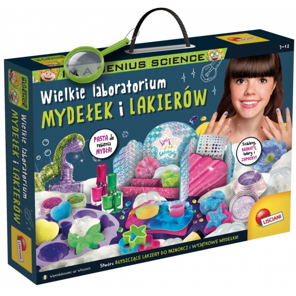 Zestaw naukowy im a genius - wiekie laboratorium mydełek Zestaw naukowy im a genius - wiekie laboratorium mydełek
