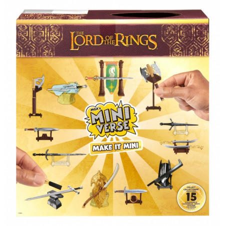 Set med minivers mini Lord of the Rings-figurer överraskningsboll.
