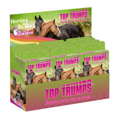 Kortspel Top Trumps hästar, ponnyer och enhörningar.