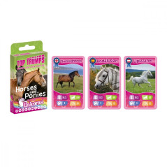 Kortspel Top Trumps hästar, ponnyer och enhörningar.