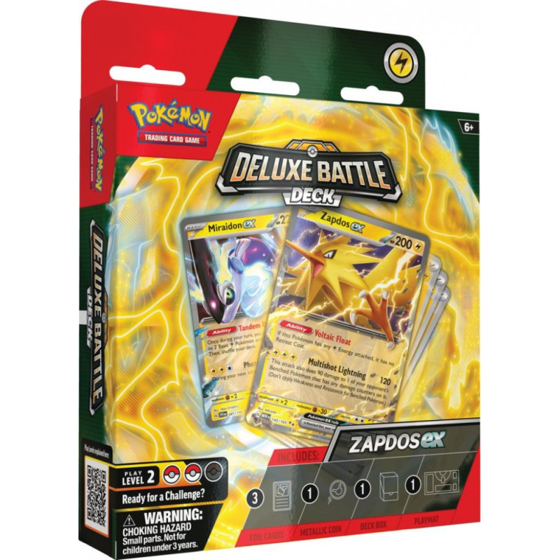 Kort deluxe battle deck zapdos ex