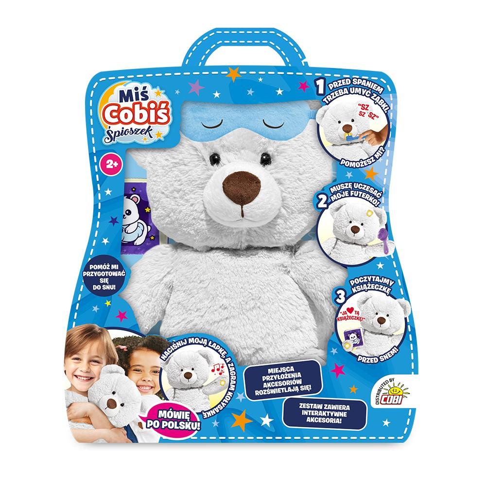 Interaktiv maskotbjörn Cobis Sleepy Teddy Interaktiv maskotbjörn Cobis Sleepy Teddy