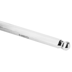 Sexkantiga nycklar, långa, kulformade 2-10 mm, set med 8 stycken.