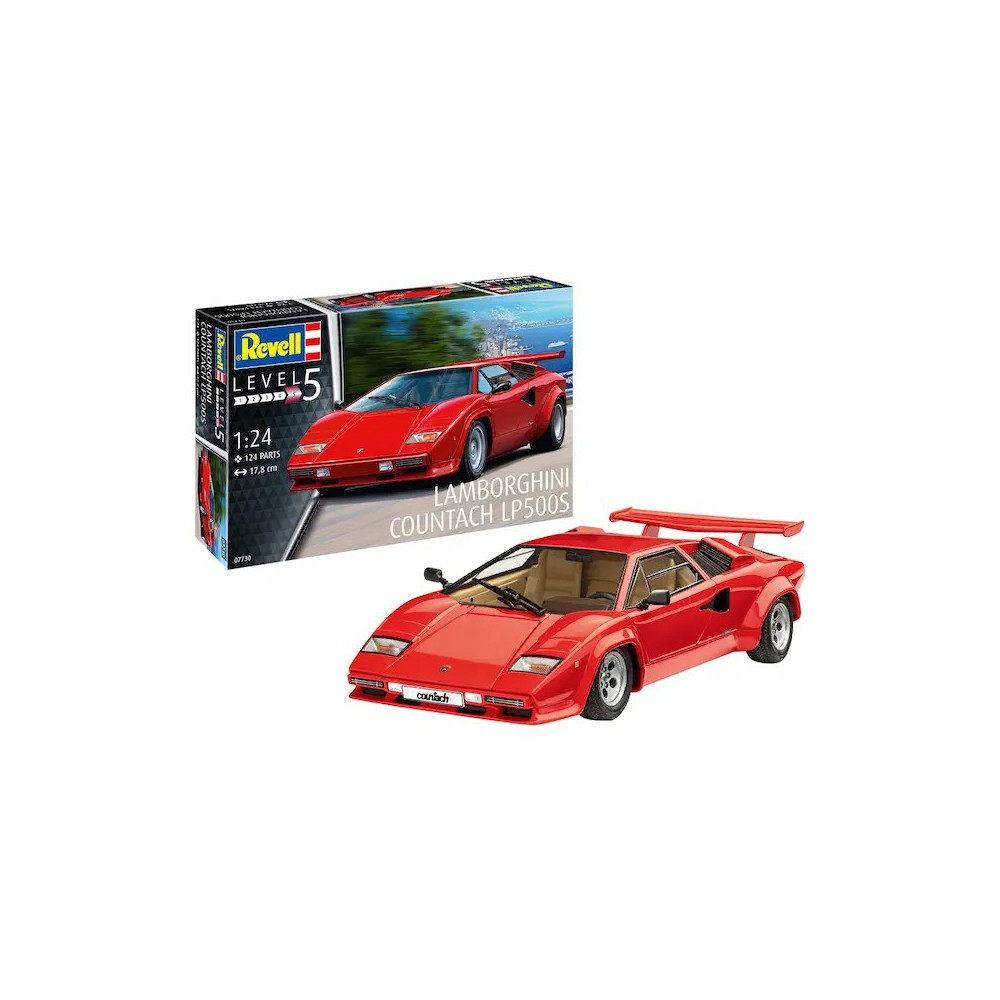 Modell av plast Lamborghini Countach LP500 1:24