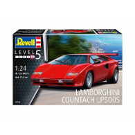 Modell av plast Lamborghini Countach LP500 1:24