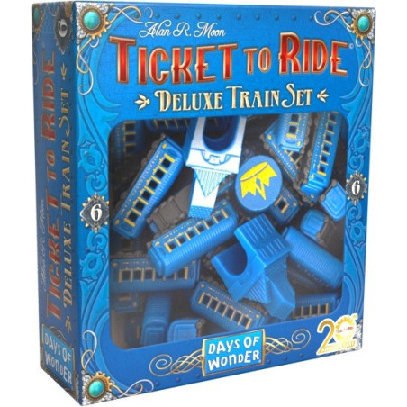 Tillägg till spelet Ticket to Ride - exklusiv tågsats - blå | HandlaSmidigt.se