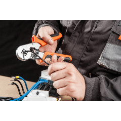 Pressverktyg för ändhylsor, tulejers diameter: 0,25 - 6 mm2.