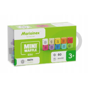 Klocki mini waffle edu - kostki matematyczne 60 elementów