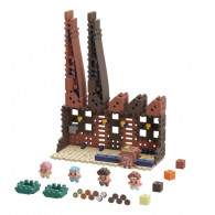 Minivåffelklossar - chokladfabrik 230 delar