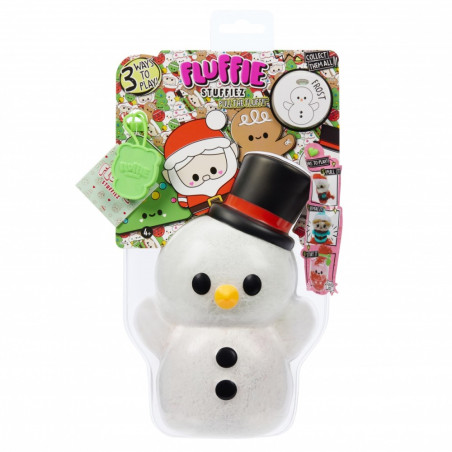 Maskotka fluffie stuffiez liten plysch, snögubbe | HandlaSmidigt.se