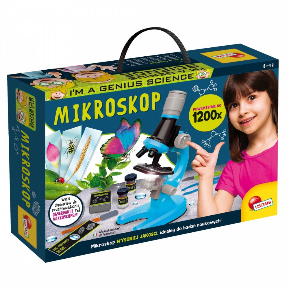 Mikroskop jag är ett geni