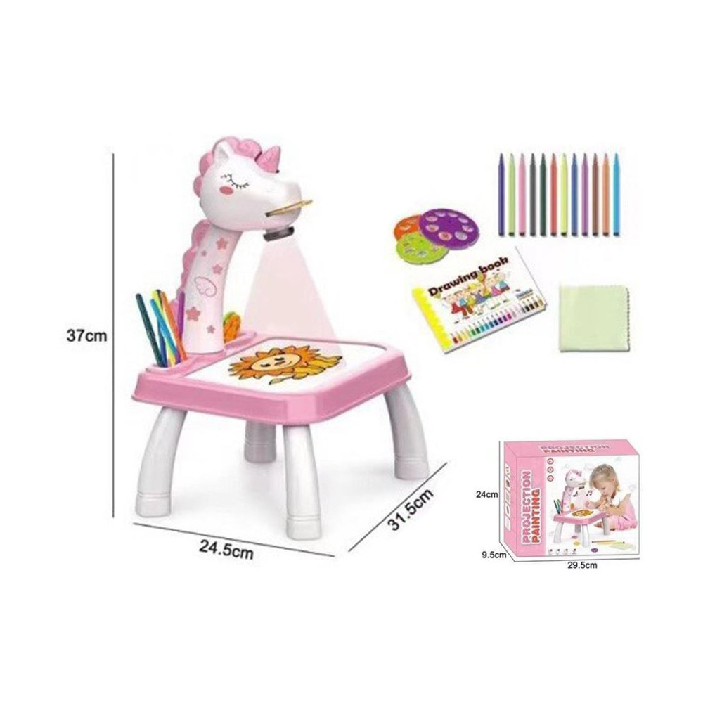 Projektor jednorożec na baterie