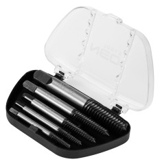 Skruvmejslar för avbrutna skruvar, set med 5 stycken.