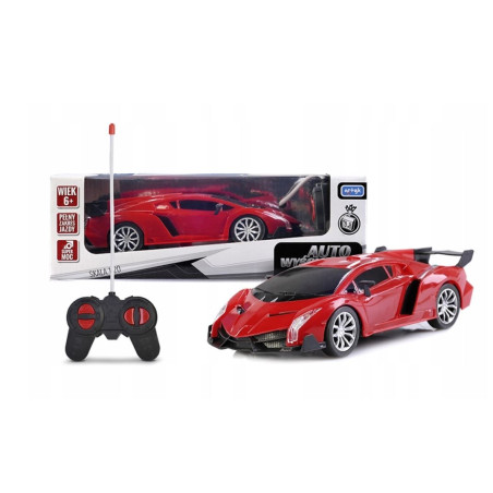 Röda radiostyrda racerbilar för pojkar