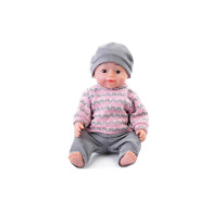 Dockan Natalia, en bebis som kissar, är 43 cm lång.