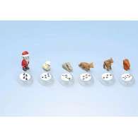 Set med figurer junior 70297 Snöig jul - adventskalender