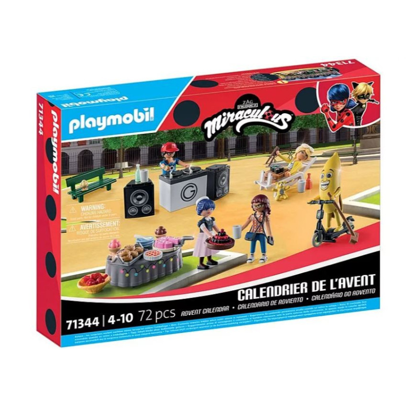 Set med figurer Miraculum 71344 Picknick i Paris - adventskalender