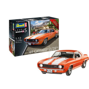Modell av plast 69 chevy camaro 112