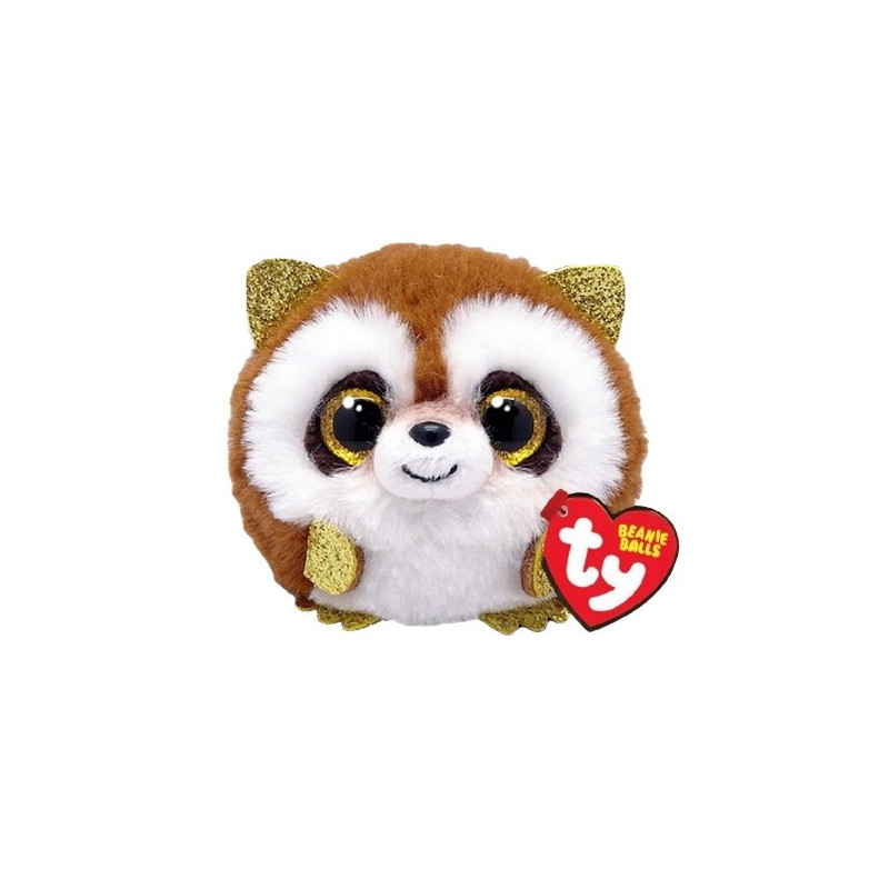 Mascot ty mössbollar brun tvättbjörn