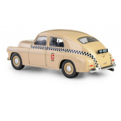 Fordonet PRL Warszawa M20 taxi sandfärgad