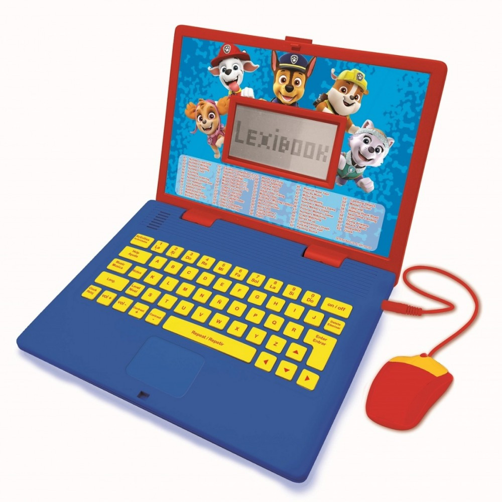 Bärbar dator Paw Patrol tvåspråkig pl eng 124 aktiviteter Bärbar dator Paw Patrol tvåspråkig pl eng 124 aktiviteter