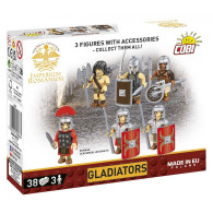 Klocki imperium romanum - gladiatorzy 3 figurki