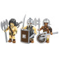 Romerska imperiet klossar - gladiatorer 3 figurer