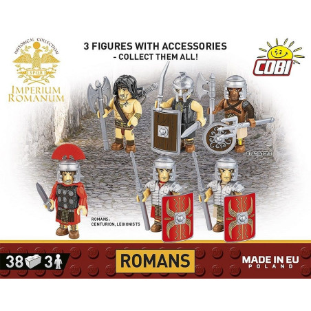 Romerska imperiet klossar - romerska 3 figurer