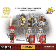 Klocki imperium romanum - rzymianie 3 figurki