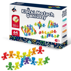 Klossar för små genier - räknebrickor med 64 element