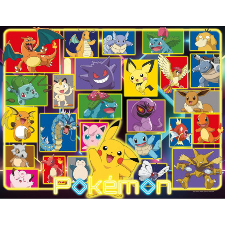 Pussel med 2000 Pokémon-element