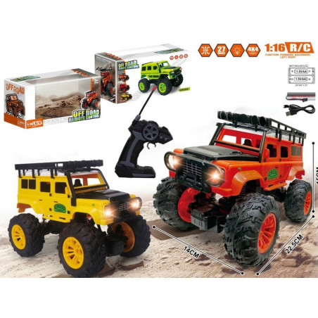 Bil rc off road, ljus, USB-laddning