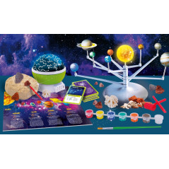 Vetenskapssatsen 'Jag är ett geni' i det stora rymdlaboratoriet.