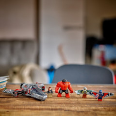 Leksaker superhjältar 76292 Kapten Amerika mot Röda Hulken - strid