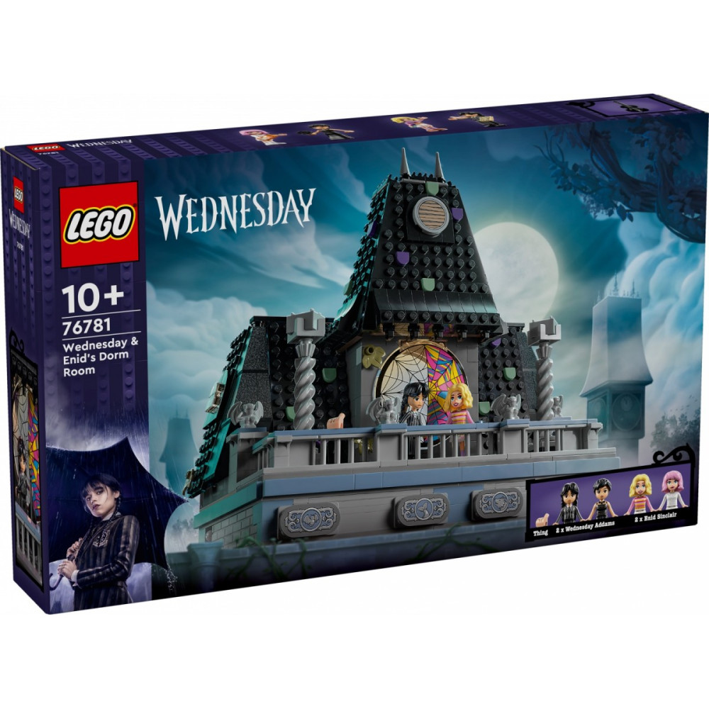 Klocki wednesday 76781 pokój wednesday i enid