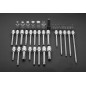 Torx-bitar 1/2', set med 38 delar.