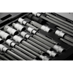 Torx-bitar 1/2', set med 38 delar.