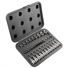 Torx-bitar 3/8 tum, set med 34 delar.