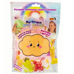 Plastilina moln kola med magisk orange folie är orange.