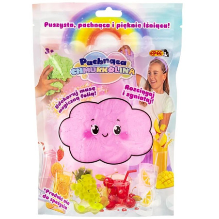 Plastilina molnlinje med magisk folie jordgubbsshake