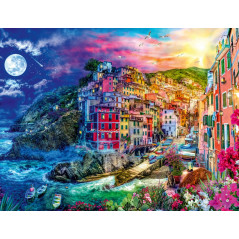 Pussel med 2000 färger i Cinque Terre.